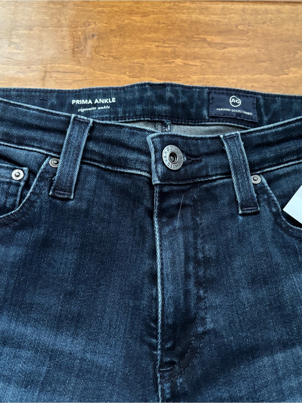 Ag Adriano Goldschmied Prima Jeans Full Length Slim Cigarette Fit Sz 26 Nwt